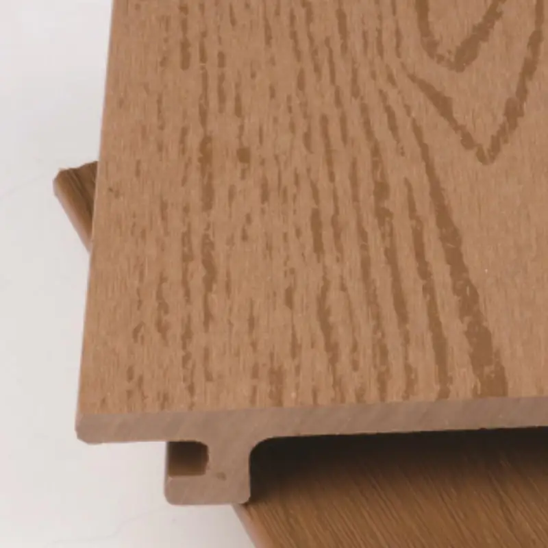 Pannello di rivestimento per pareti in legno WPC scanalato per esterni da 155 mm