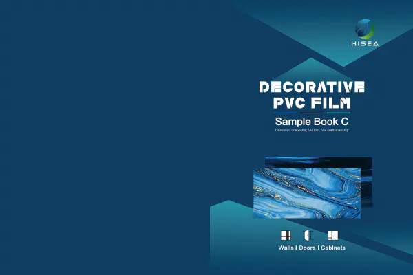  Libro campioni selezionato di film decorativo in PVC Hisea C